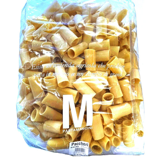 Mancini Paccheri Lisci Pasta Bulk Size, 6.6 lbs. (3 kg) Pasta & Dry Goods Mancini