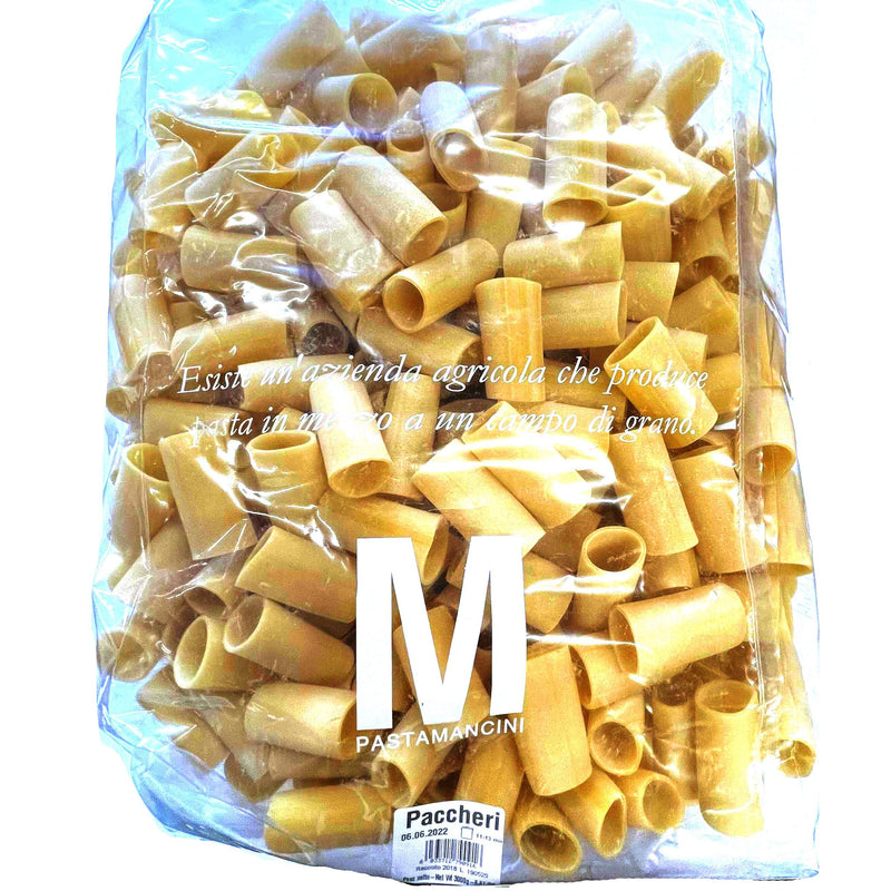 Mancini Paccheri Lisci Pasta Bulk Size, 6.6 lbs. (3 kg) Pasta & Dry Goods Mancini