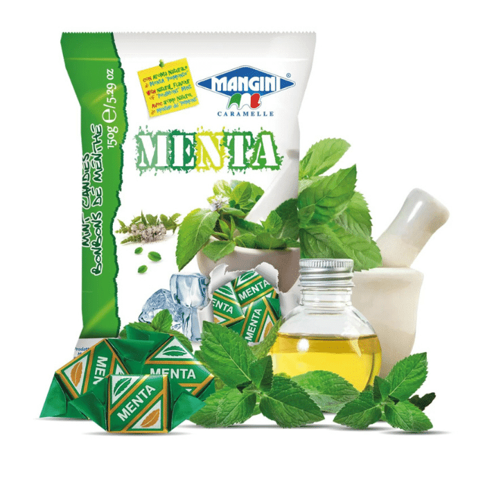 Mangini Menta Piedmonte Hard Candy, 5.29 oz Sweets & Snacks Mangini
