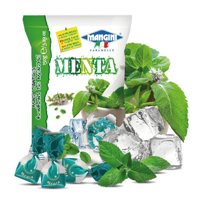 Mangini Menta Ripiena Hard Candy, 5.29 oz Sweets & Snacks Mangini