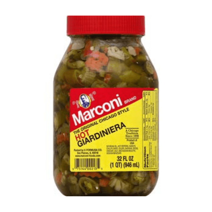 Marconi Hot Giardiniera, 32 oz Fruits & Veggies Marconi 