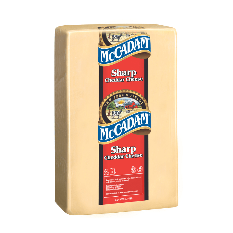 McCadam Sharp White Cheddar Cheese, 10 Lbs Cheese vendor-unknown 