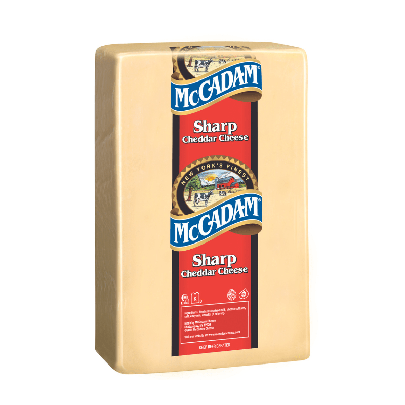 McCadam Sharp White Cheddar Cheese, 10 Lbs Cheese vendor-unknown