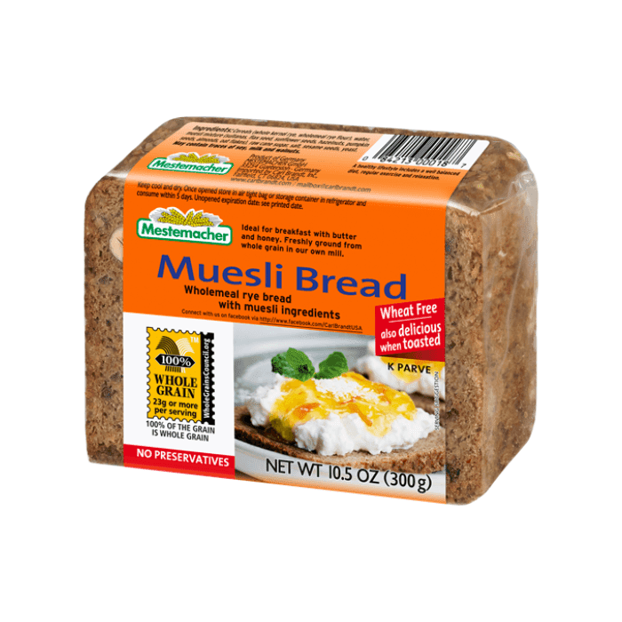 Mestemacher Muesli Bread, 10.5 oz Supermarket Italy