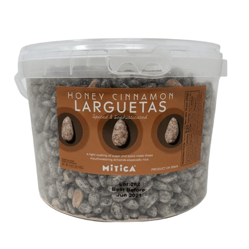 Mitica Honey Cinnamon Larguetas Almonds, 8.8 Lbs Fruits & Veggies Mitica