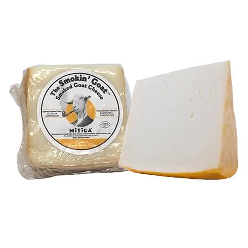 Mitica Smoked Goat's Milk Cheese Wedge, 0.75. each (PACK of 2) Cheese Mitica