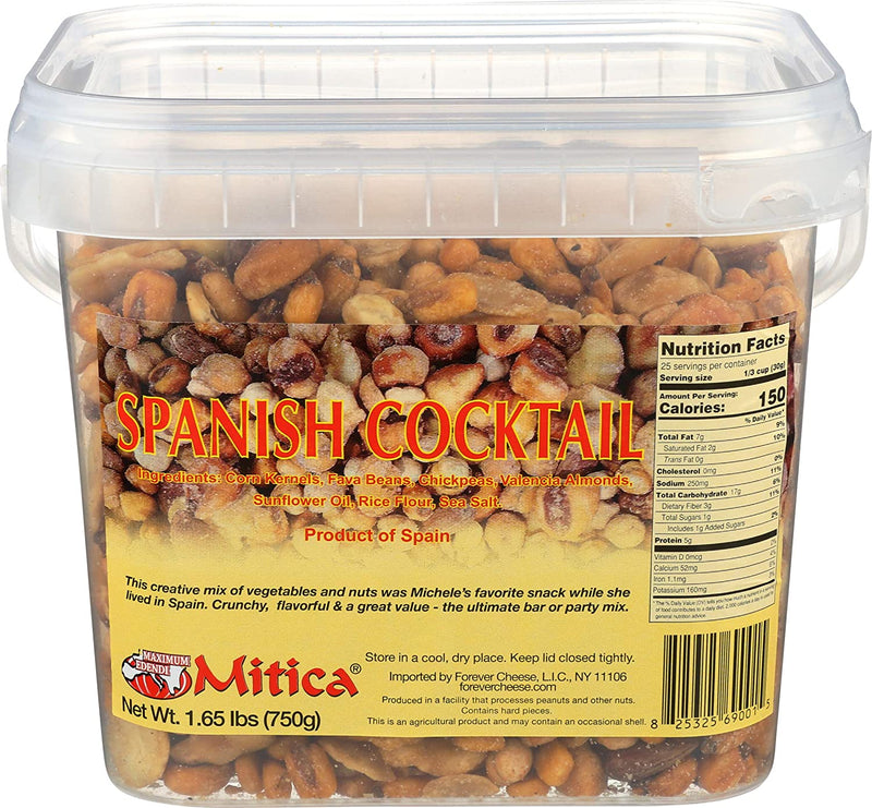 Mitica Spanish Cocktail Mix Nuts, 26.5 oz