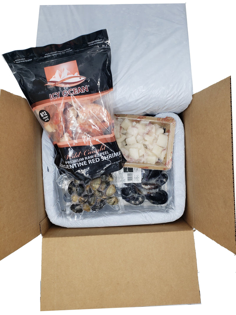 Mmmediterranean Seafood Paella Value Box Seafood Mmmediterranean 