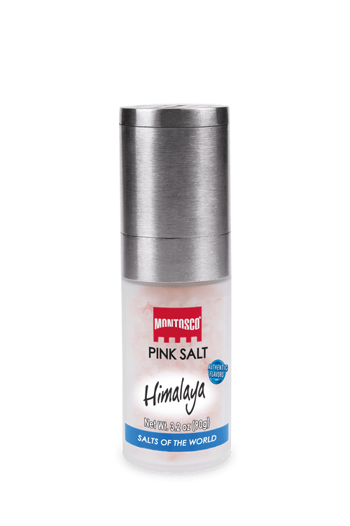 Montosco Himalaya Pink Salt with Premium Grinder, 3.2 oz 