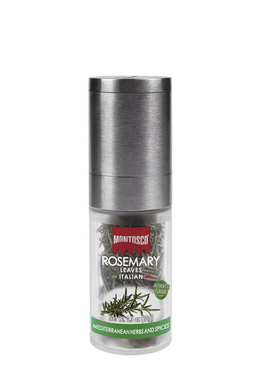 Montosco Italian Rosemary Leaves with Premium Grinder, 0.3 oz (10 g)