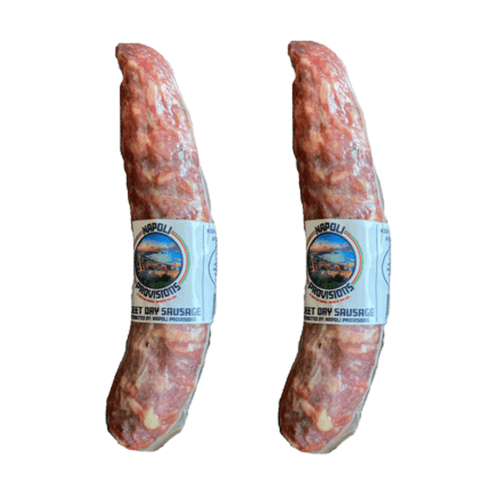 Napoli Sweet Dry Sausage, 8 oz [Pack of 2] Meats Napoli 