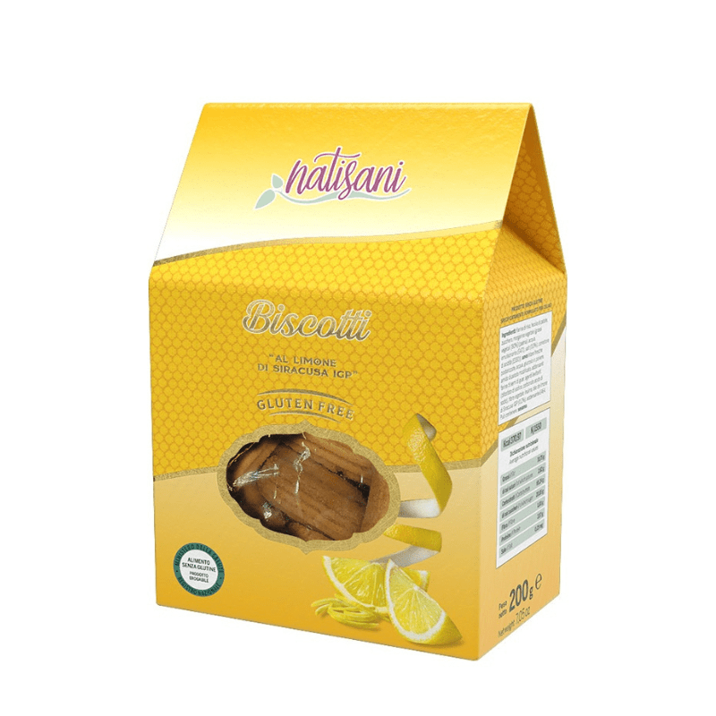 Natisani Gluten Free Lemon Biscotti, 7 oz Sweets & Snacks Natisani 