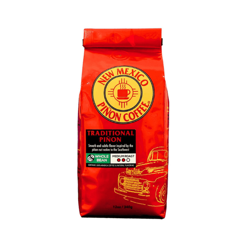 New Mexico Pinon Whole Bean Coffee Traditional Pinon, 12 oz Coffee & Beverages New Mexico Pinon Coffee 