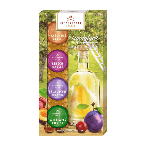 Niederegger Marzipan Country Spirits Discs Gift Box, 3.9 oz Sweets & Snacks Niederegger