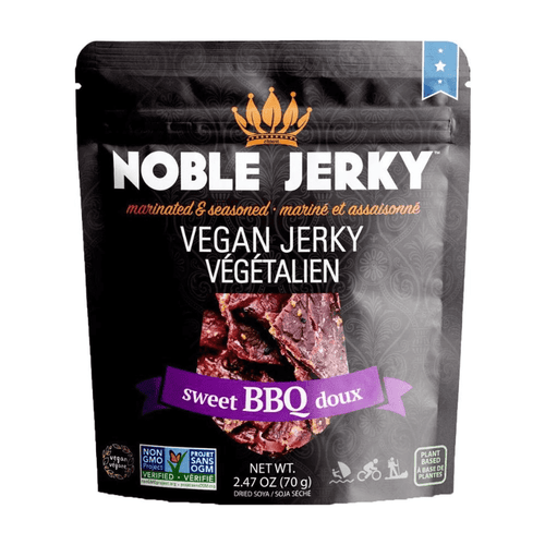 Noble Vegaan Jerky Sweet BBQ, 2.47 oz Sweets & Snacks Noble