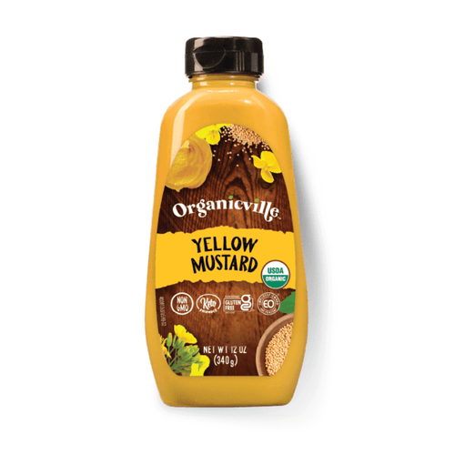 OrganicVille Yellow Mustard, 12oz Sauces & Condiments OrganicVille