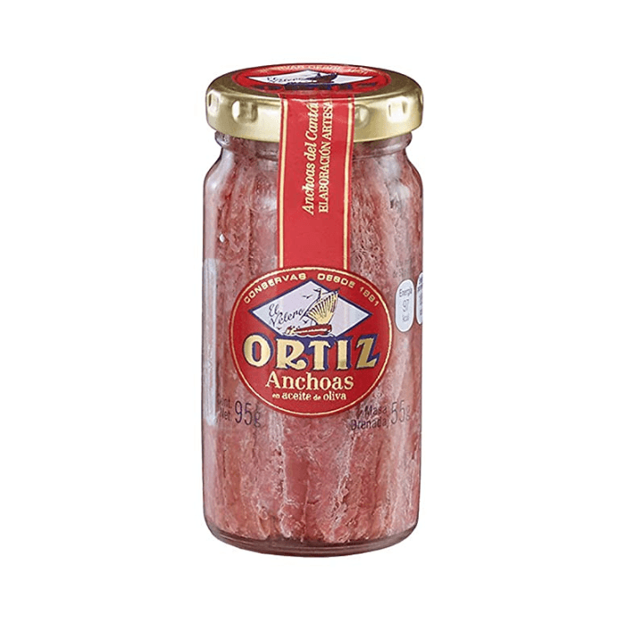 Ortiz Anchovies in Olive Oil, 3.35 oz Seafood Ortiz