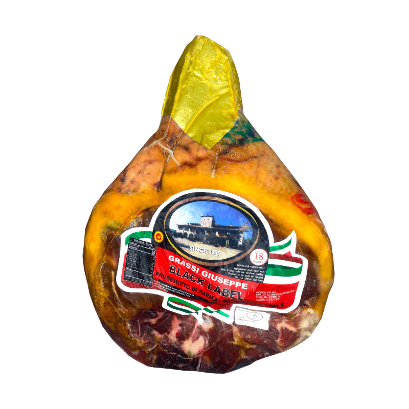 Parma Prosciutto Grassi Giuseppe Black Label 18 months, 17 lb. Meats La Torre