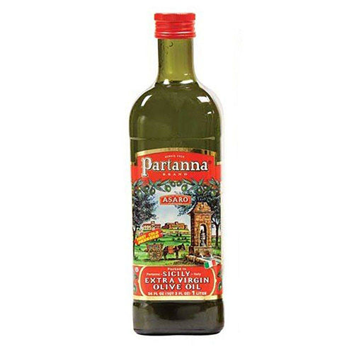 Partanna Extra Virgin Olive Oil Bottle, 1 Liter Oil & Vinegar Partanna 
