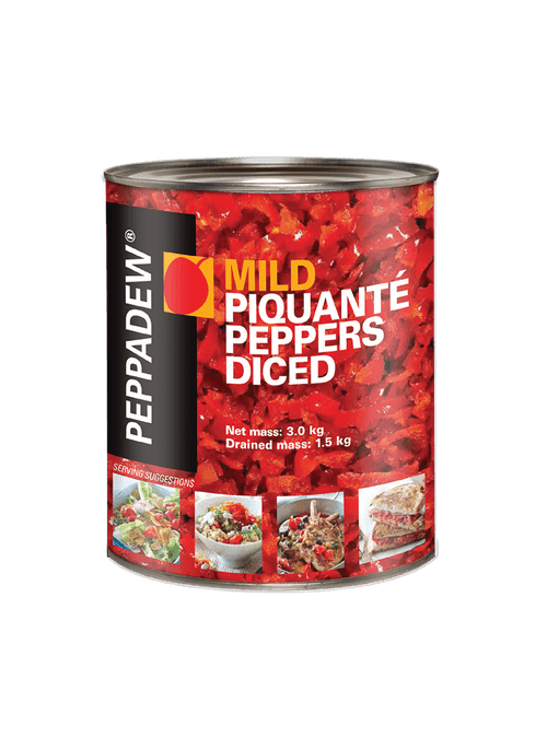 Peppadew Mild Piquante Diced Peppers, 6 lbs