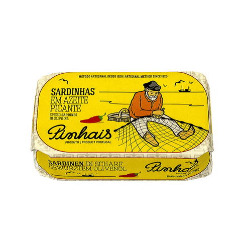 Pinhais Spiced Canned Sardines in Olive Oil, 4.4 oz Seafood Pinhais 