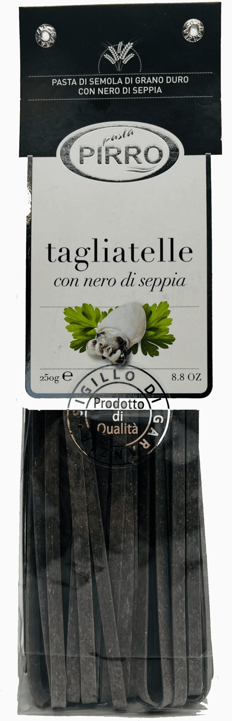 Pirro Tagliatelle with Squid Ink, 250 grams Pasta & Dry Goods Pirro 