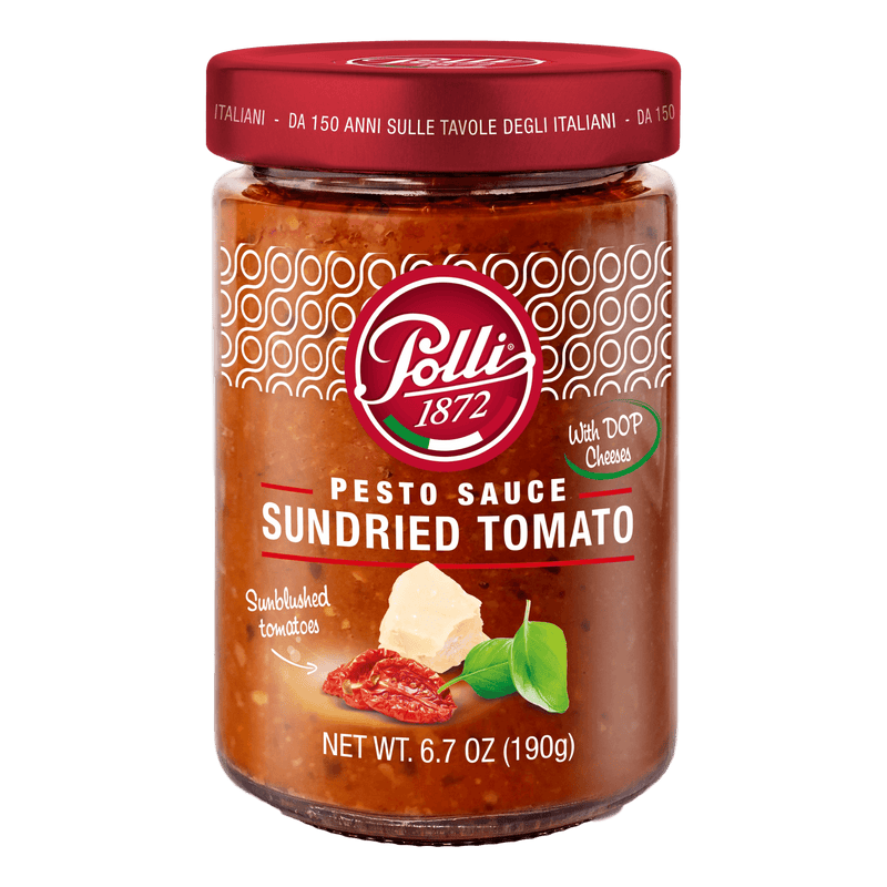 Sun-Dried Tomato Pesto Sauce for Italian pasta.