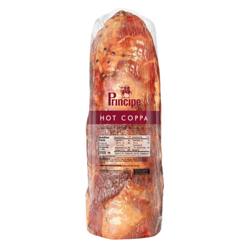 Principe Hot Coppa Capicola, 3.5 Lbs [Refrigerate After Opening] Meats Principe 