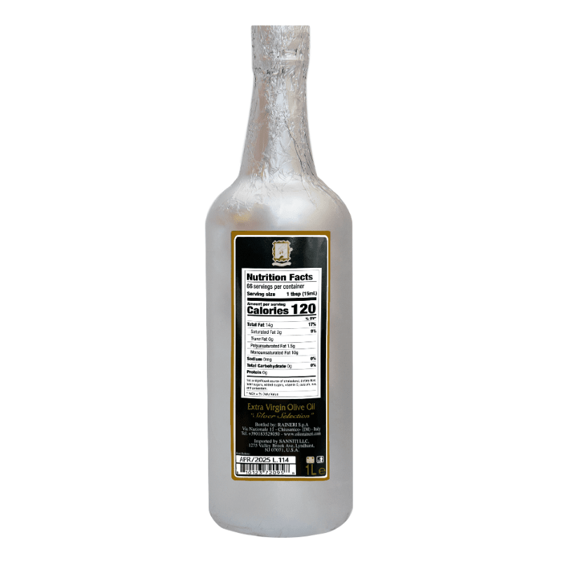 Raineri Silver Filtered Extra Virgin Olive Oil, 33.8 oz | 1 Liter Oil & Vinegar Raineri 