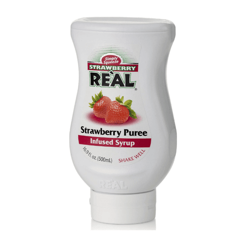Reàl Strawberry Puree Infused Syrup, 16 oz Coffee & Beverages Real