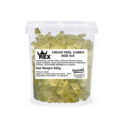 Rex Candied Cedar Peel Cubes, 1 lb Sweets & Snacks Rex