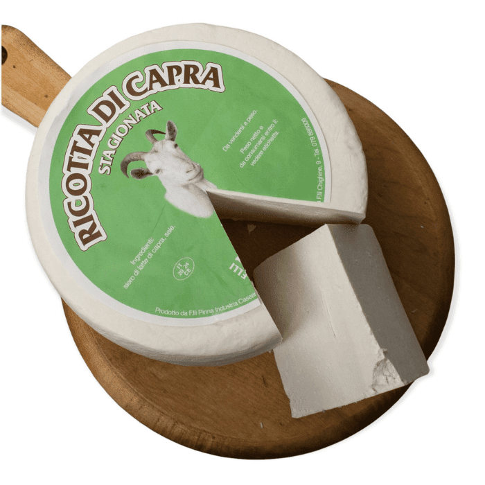 Ricotta di Capra Goat's Milk Ricotta Salata Cheese, 7 Lbs Cheese Ricotta di Capra