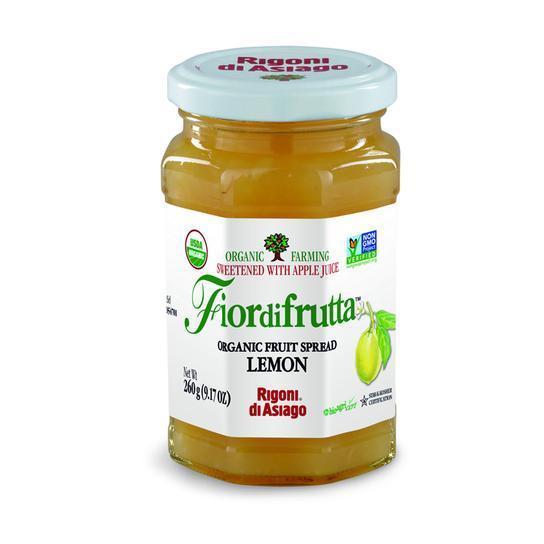 Fiordifrutta Organic Fruit Spread, Lemon - 9.17 oz jar
