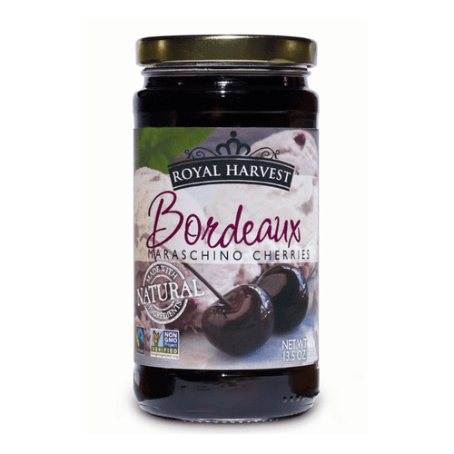 Royal Harvest Bordeaux Maraschino Cherries with Stem, 13.5 oz Fruits & Veggies Royal Harvest