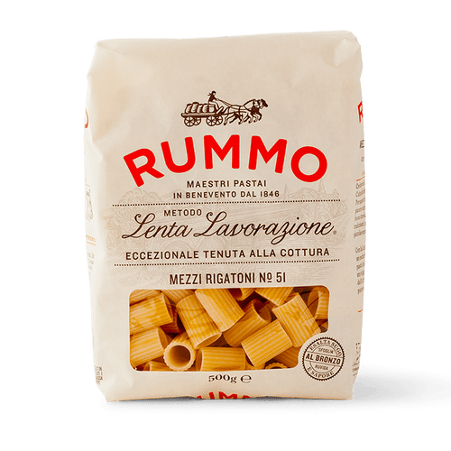 Rummo Mezzi Rigatoni, 1 lb Pasta & Dry Goods Rummo
