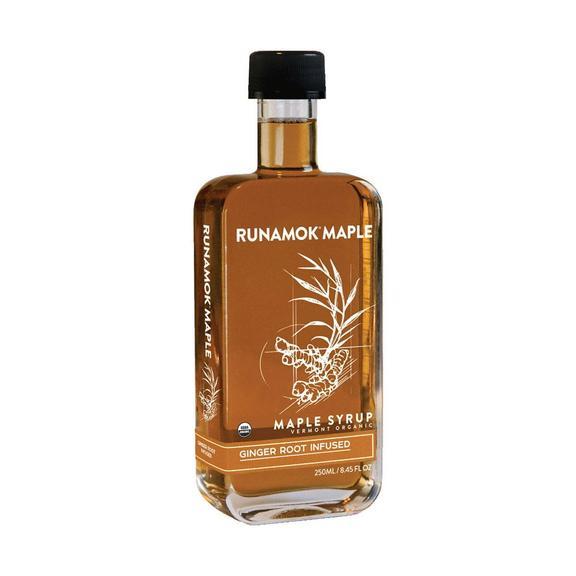 Runamok Maple Organic Ginger Root Infused Maple Syrup, 8.45 oz