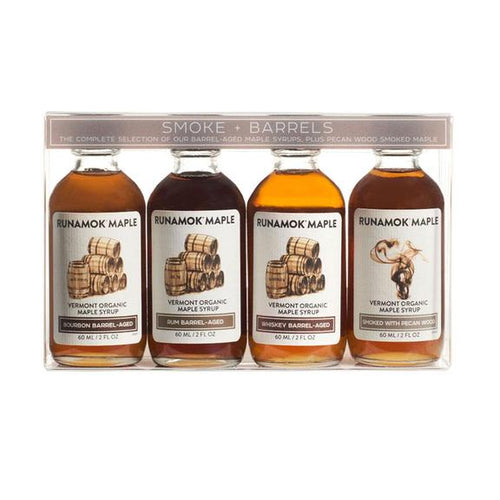 Runamok Maple Smoke and Barrels Organic Maple Syrup Pairing Collection Pantry Runamok 