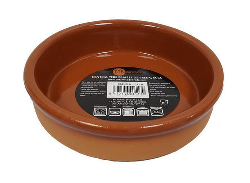 Rustic Terracota Cazuela Clay Cookware, 13 cm