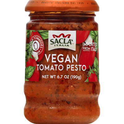 Sacla Vegan Tomato Pesto, 6.7 oz Sauces & Condiments Sacla