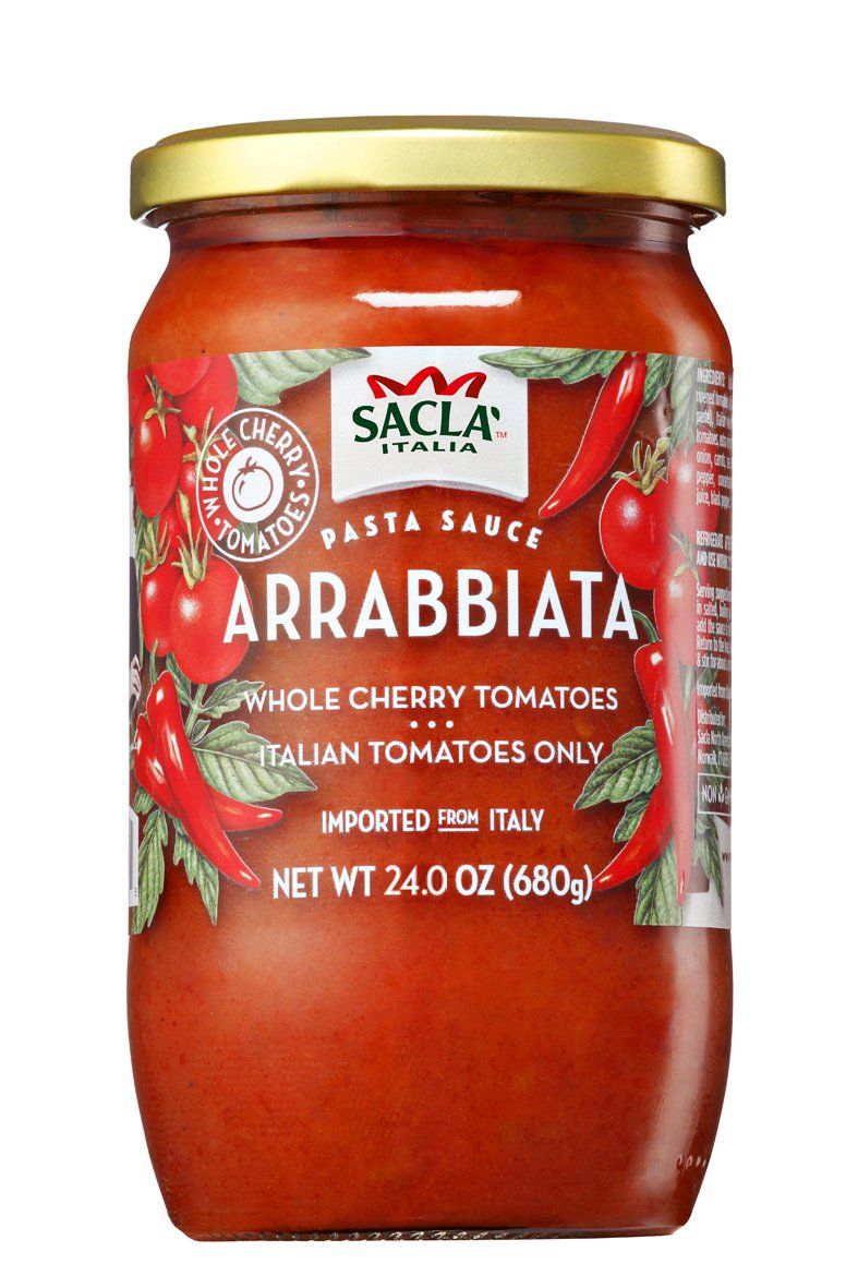Sacla Whole Cherry Tomatoes Arrabbiata Pasta Sauce, 24 oz Supermarket