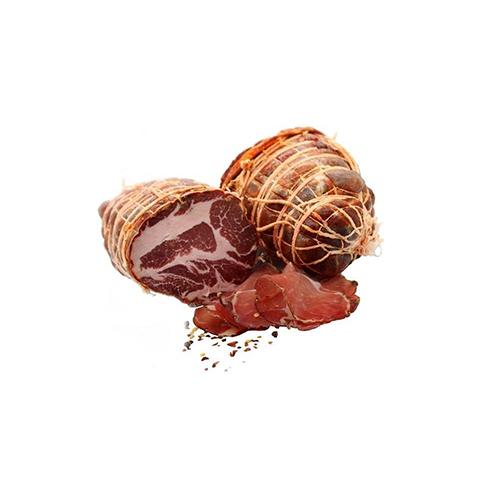 Salumeria Biellese Hot Coppa, 2 lb. (Refrigerate after opening) Meats Salumeria Biellese