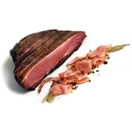 Salumeria Biellese Speck (Smoked Prosciutto), 8 lb. (Refrigerate after