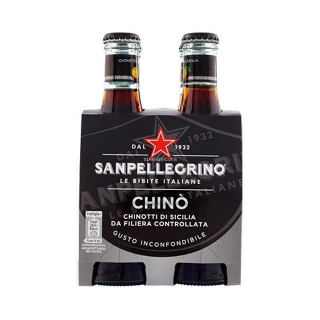 San Pellegrino Chinotto Italian Sparkling Citrus, 6.75 oz (4 Pack