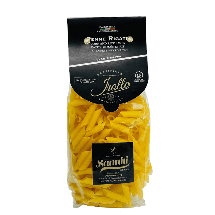 Sanniti by Irollo Gluten Free Penne Rigate, 17.6 oz Pasta & Dry Goods Sanniti