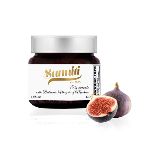 Sanniti Fig Compote with Balsamic Vinegar, 4.58 oz Pantry Sanniti