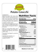Sanniti Gluten Free Potato Gnocchi, 17.5 oz (500 g) Pasta & Dry Goods Sanniti