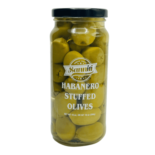 Sanniti Habanero Stuffed Olives,16 oz Olives & Capers Sanniti