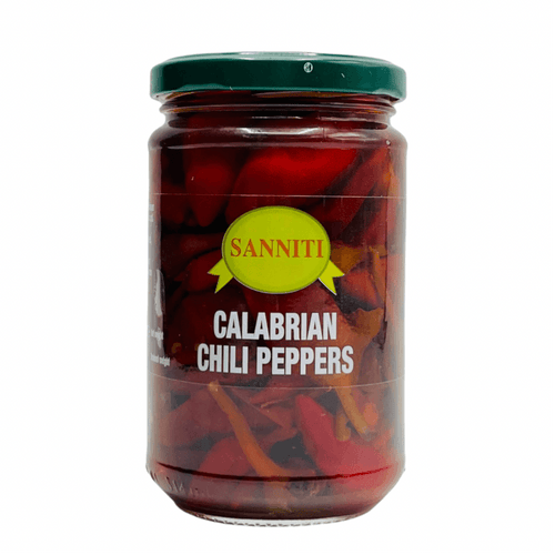 Sanniti Italian Calabrian Hot Long Chili Peppers, 10 oz Fruits & Veggies Sanniti