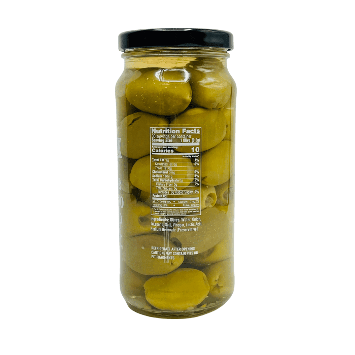 Sanniti Jalapeno & Onion Stuffed Olives,16 oz Olives & Capers Sanniti 