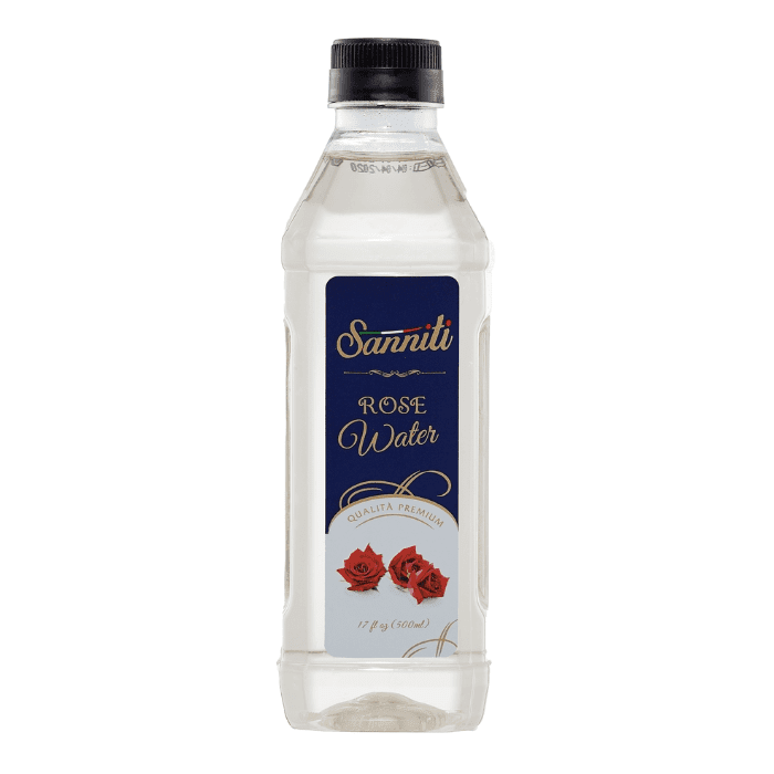 Sanniti Rose Water, 17 oz Coffee & Beverages Sanniti 